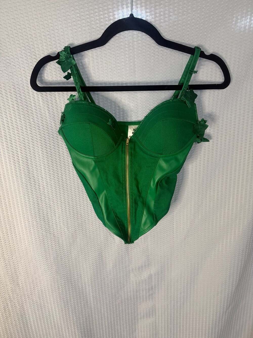DC Comics Poison Ivy Corset Top Green Size XS